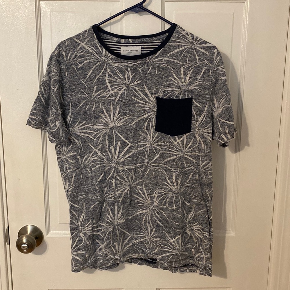 Denim and Flower Men’s Tee